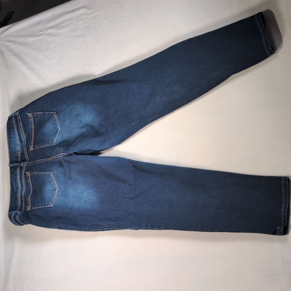 AG Denim Dark Wash Straight Leg Jeans Size 14P Petite - Picture 10 of 11